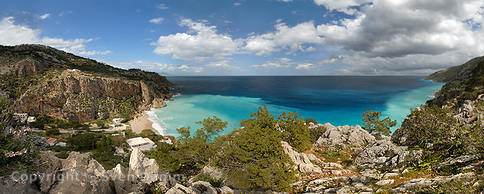 panorama view greece